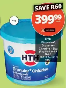 Checkers Hyper HTH Mineralsoft Granular+ Chlorine offer