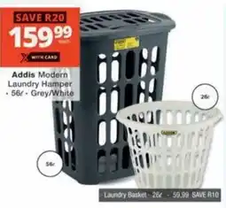 Checkers Hyper Addis Modern Laundry Hamper offer