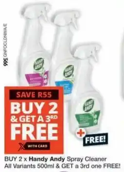 Checkers Hyper Handy Andy Spray Cleaner offer