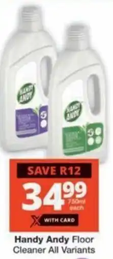 Checkers Hyper Handy Andy Floor Cleaner All Variants offer