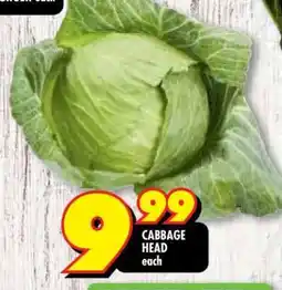 Shoprite CABBAGE HEAD offer