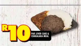 Shoprite Pap, Liver Cake & Chakalaka Meal offer