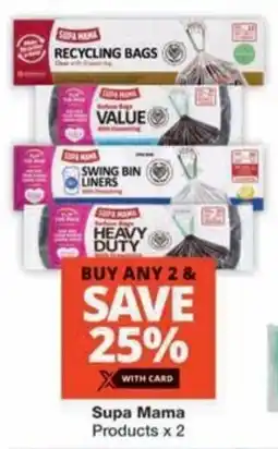 Checkers Hyper Supa Mama Products offer