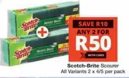 Checkers Hyper Scotch-Brite Scourer All Variants offer
