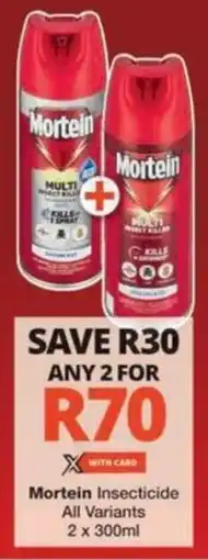 Checkers Hyper Mortein Insecticide All Variants offer