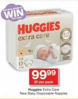 Checkers Hyper Huggies Extra Care New Baby Disposable Nappies offer