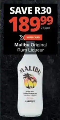 Checkers Hyper Malibu Original Rum Liqueur offer