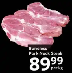 Oxford Freshmarket Boneless Pork Neck Steak offer
