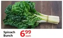 Oxford Freshmarket Spinach Bunch offer