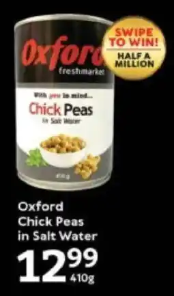 Oxford Freshmarket Oxford Chick Peas in Salt Water offer