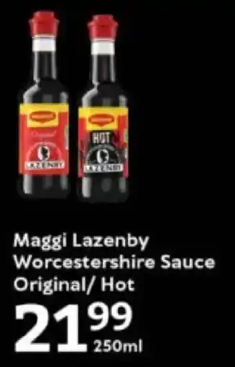 Oxford Freshmarket Maggi Lazenby Worcestershire Sauce Original/ Hot offer