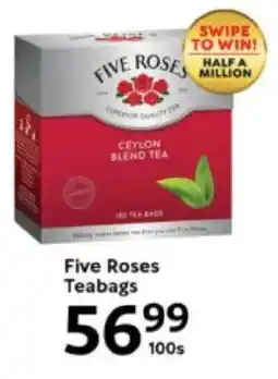 Oxford Freshmarket Five Roses Teabags offer