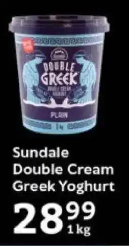 Oxford Freshmarket Sundale Double Cream Greek Yoghurt offer