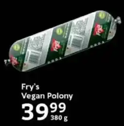 Oxford Freshmarket Fry's Vegan Polony offer