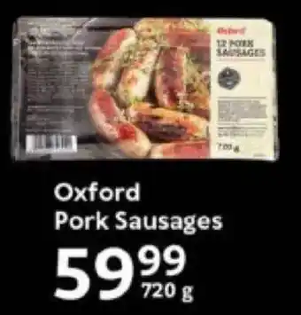 Oxford Freshmarket Oxford Pork Sausages offer