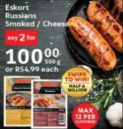 Oxford Freshmarket Eskort Russians Smoked/ Cheese offer