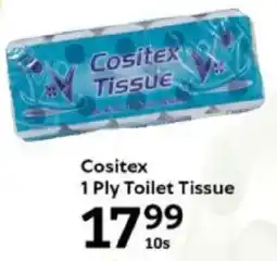 Oxford Freshmarket Cositex 1 Ply Toilet Tissue offer