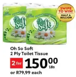 Oxford Freshmarket Oh So Soft 2 Ply Toilet Tissue offer