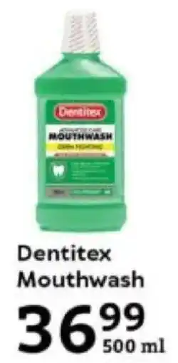 Oxford Freshmarket Dentitex Mouthwash offer