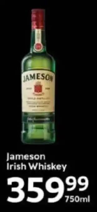 Oxford Freshmarket Jameson Irish Whiskey offer
