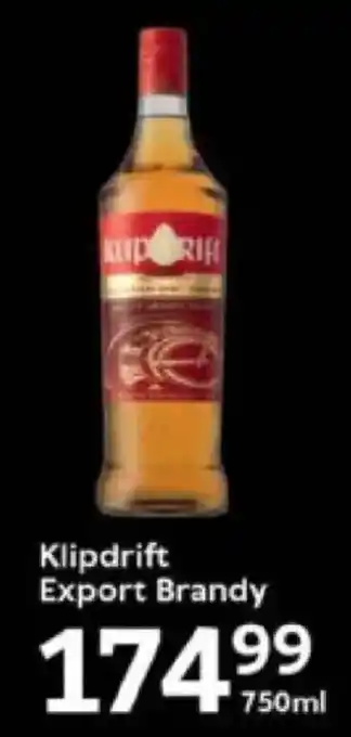 Oxford Freshmarket Klipdrift Export Brandy offer