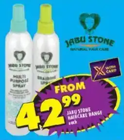 Shoprite Jabu stone haircare range offer