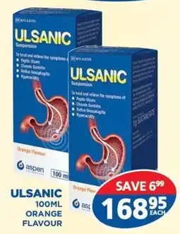 Link Pharmacy Ulsanic orange flavour offer