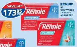 Link Pharmacy Rennie 96 chewable tablets assorted offer
