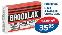 Link Pharmacy Brooklax 4 tablets chocolate offer