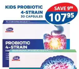 Link Pharmacy Link kids probiotic 4-strain offer
