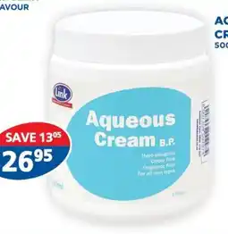 Link Pharmacy Link Aqueous Cream offer