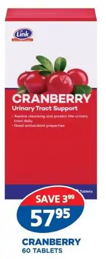 Link Pharmacy Link cranberry offer