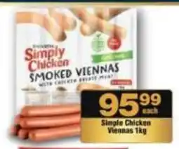 Check Star Simple Chicken Viennas offer
