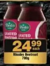 Check Star Rhodes Beetroot offer
