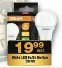 Check Star Globe LED Es/Bc 9w Eco Osram offer