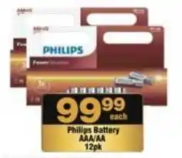 Check Star Philips Battery AAA/AA offer