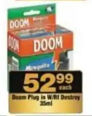 Check Star Doom Plug in W/Rf Destroy offer