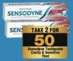 Check Star Sensodyne Toothpaste Cavity & Sensitive offer
