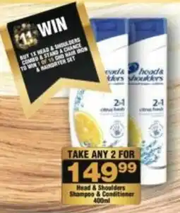 Check Star Head & Shoulders Shampoo & Conditioner offer