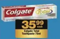 Check Star Colgate Total Toothpaste offer