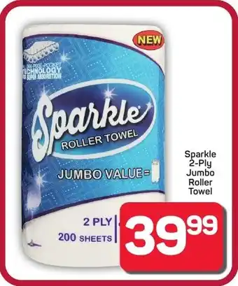 Pick n Pay Hypermarket Sparkle 2-Ply Jumbo Roller Towel offer