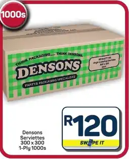 Pick n Pay Hypermarket Densons Serviettes 1-Ply offer