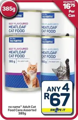 Pick n Pay Hypermarket no name Adult Cat Food Cans Assorted offer