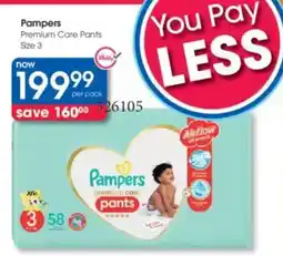 Clicks Pampers Premium Care Pants offer