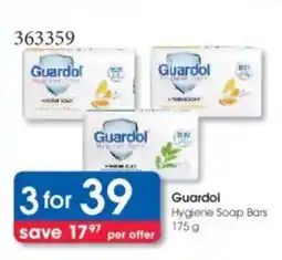 Clicks Guardol Hygiene Soap Bars offer