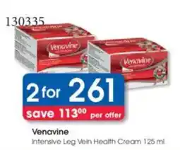 Clicks Venavine Intensive Leg Vein Health Cream offer
