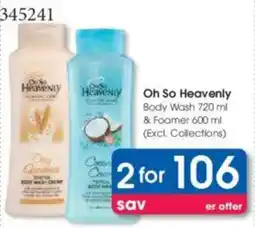 Clicks Oh So Heavenly Body Wash & Foamer offer