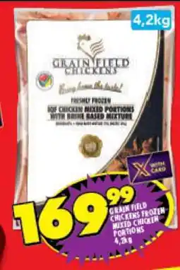 Shoprite GRAIN FIELD CHICKENS FROZEN MIXED CHICKEN PORTIONS 4,2 kg offer