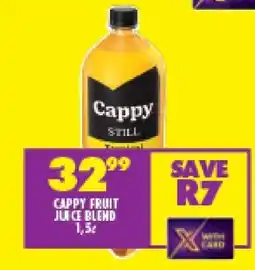 Shoprite CAPPY FRUIT JUICE BLEND 1,5ℓ offer