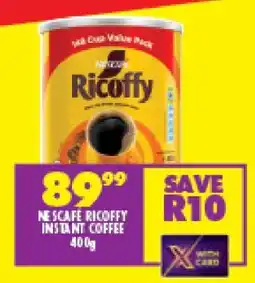 Shoprite NESCAFÉ RICOFFY INSTANT COFFEE 400g offer